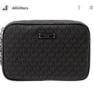 Michael Kors East West Signature Jet Set Crossbody Bag